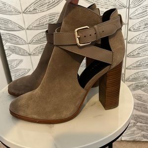 Coach suede leather bootie